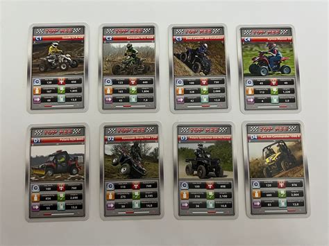 Spielregel ASS Top Ass Playing Cards ATV Quad Playing Cards Radical Sports Cards Etsy
