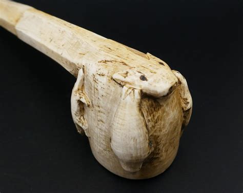 Antique Eskimo Carved Bone Pipe Home And Away Gallery