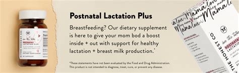 The Honest Company Love The Tatas Postnatal Lactation Plus