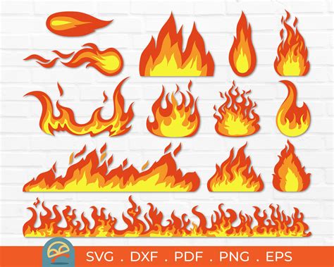 Fire bundle Svg Fireball svg Fire svg Flames svg Flame | Etsy