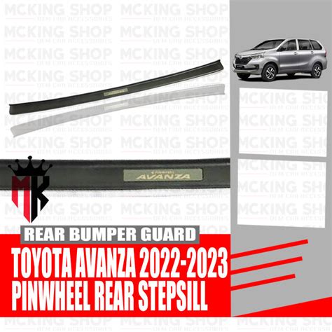 Toyota Avanza Pinwheel Rear Bumper Guard Rear Stepsill