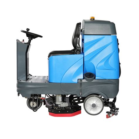 Kr Xj160s Dual Brush Ride On Floor Sweeper Machine Drivable Electric