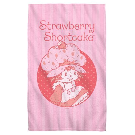 Vtg Strawberry Shortcake Childs Terry Cloth Bath Beach Towel 19 x 36 ...