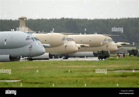 raf kinloss base stock photo alamy