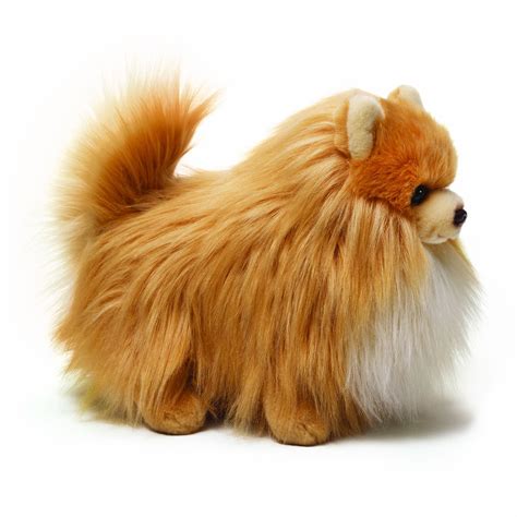 Plush Dog Pomeranian Stuffed Animal Toy Puppy Pet Soft Doll Boo ...