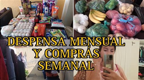 Despensa Mensual Mis Compras Semanales En El Tianguis Y Despensa