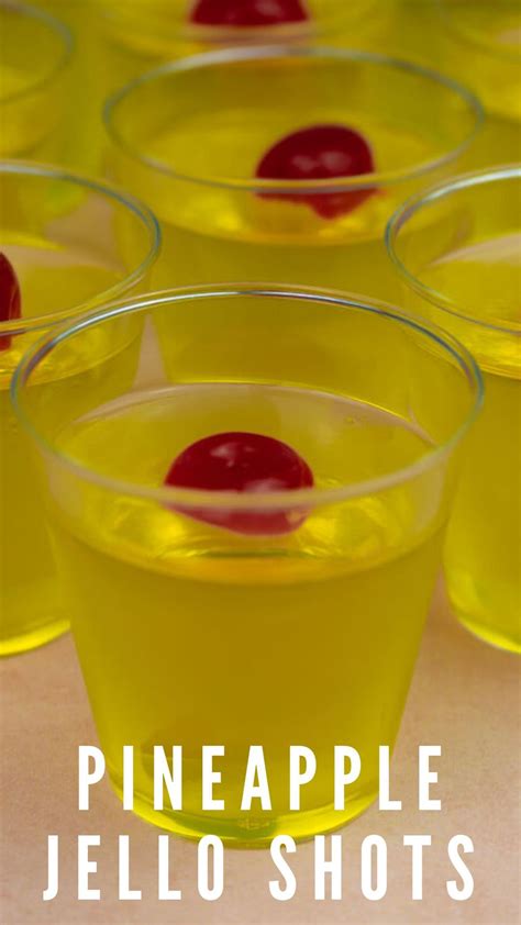 Pineapple Vodka Jello Shots Recipe Artofit