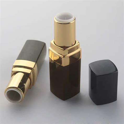 New Empty Lipstick Tube Box With Magnetic Cap Matte Frosted Lipstick Container Elegant Chapstick