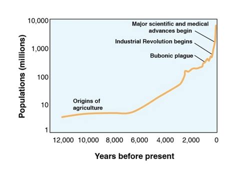 Exponential Population Growth Graph