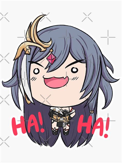 Herrscher Of Sentience Fu Hua Chibi Lachen Honkai Impact 3 Sticker Von Eaglewingz7500 Redbubble