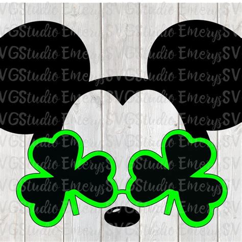 Mickey St Patricks Day Svg Etsy