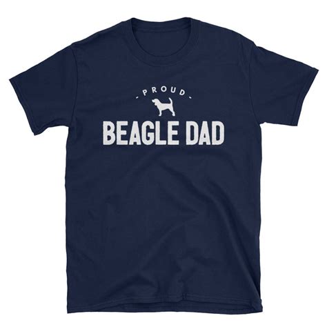 Proud Beagle Dad Unique Short Sleeve Unisex T Shirt Etsy