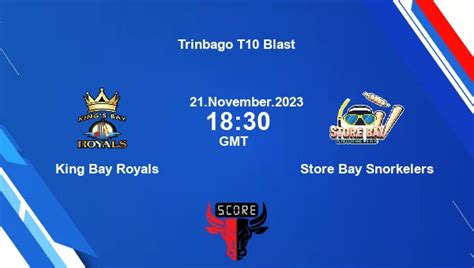 Kbr Vs Sbs Live Score King Bay Royals Vs Store Bay Snorkelers Cricket