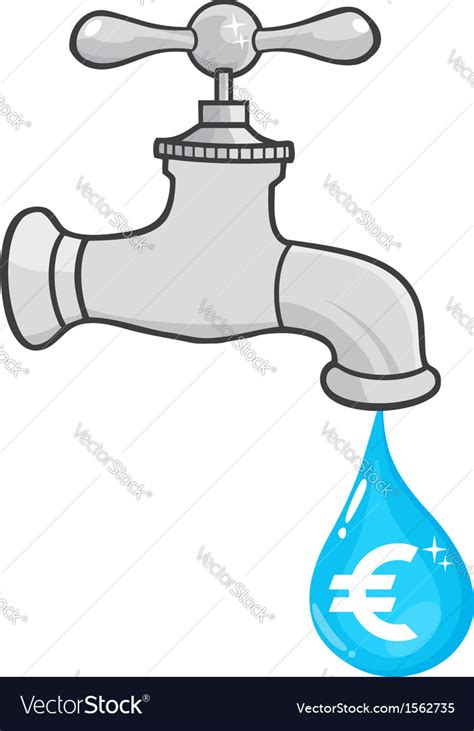 Cartoon tap Royalty Free Vector Image - VectorStock