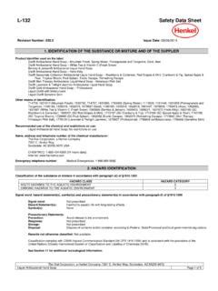 L Safety Data Sheet L Safety Data Sheet Pdf Pdf Pro