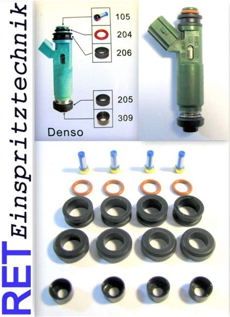 Reparatursatz Dichtsatz Repairkit für Einspritzventile DENSO