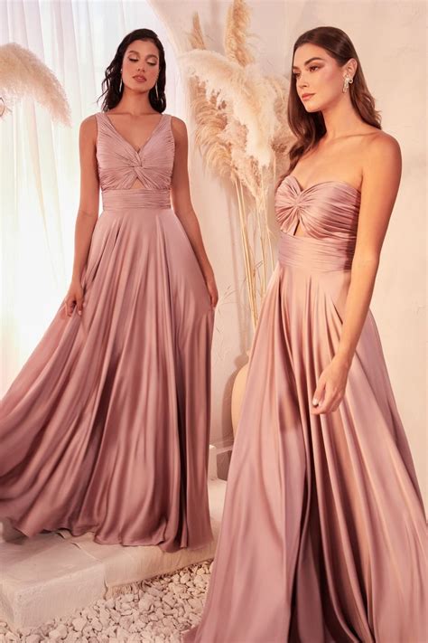 Mauve Cinderella Divine 7497 Long Formal Prom Dress For 149 0 The