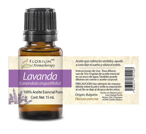 Lavanda Aceite Esencial 15 Ml Florium Aromatherapy