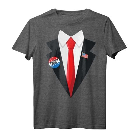 Donald Trump Halloween Kost M Lustige Anzug Krawatte Shirt Perfekt