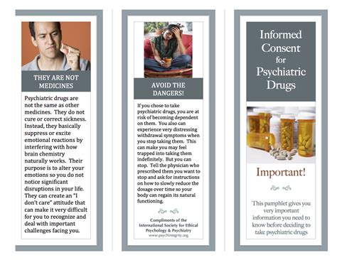 Drug Awareness Brochure Template