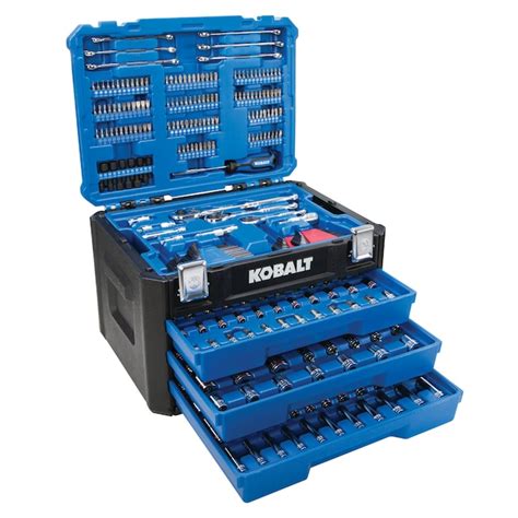 Kobalt 319 Piece Standard Sae And Metric Combination Polished Chrome