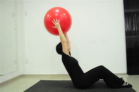 Blanco Studio Pilates A Bola No Pilates