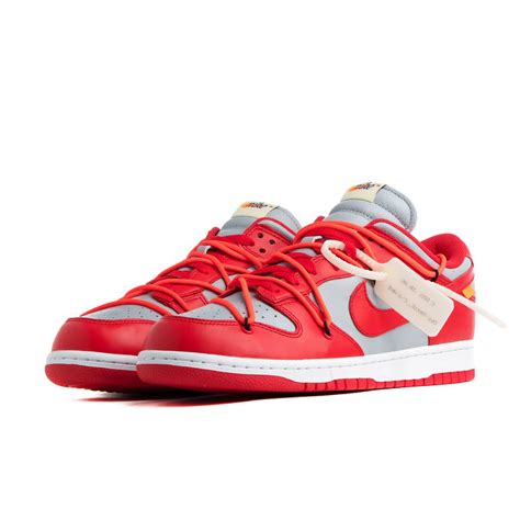 Кроссовки Nike Air Force 1 Sb Dunk Low Off White Red купить в Москве