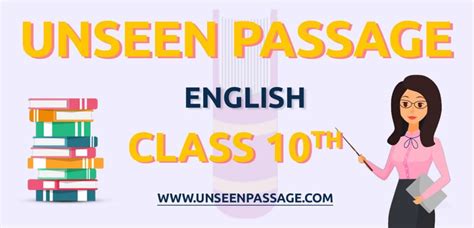 Unseen Passage For Class 10 In English Latest Unseen Passage