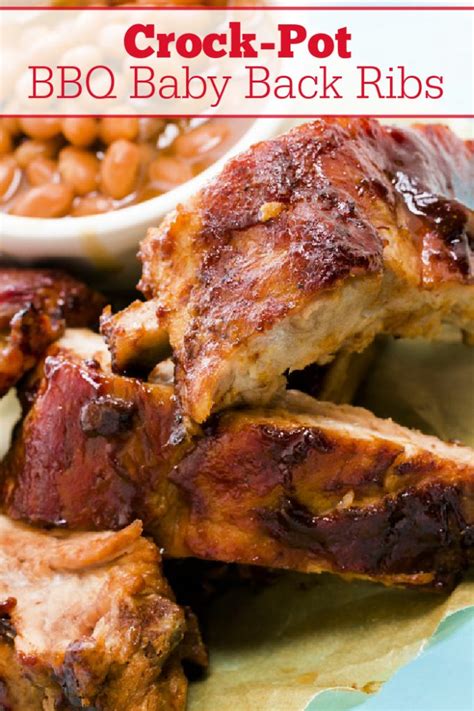 Crock Pot Bbq Baby Back Ribs Crock Pot Ladies