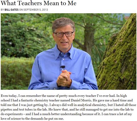 Bill Gates on Higher Education