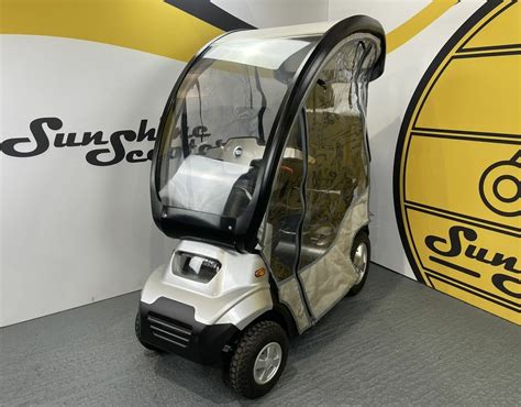 TGA Breeze S4 With Canopy Sides Electric Mobility Scooter Sunshine