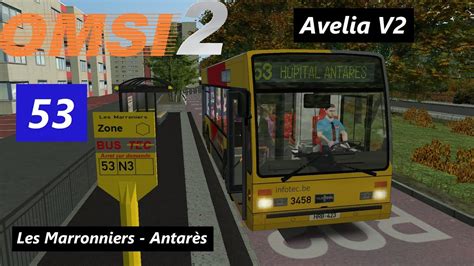 Avelia V2 Ligne 53 Les Marronniers Antarès VanHool A308 FR