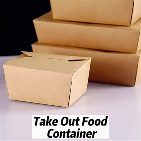 Eco Friendly Biodegradable Take Away Food Boxes French Fries Fried