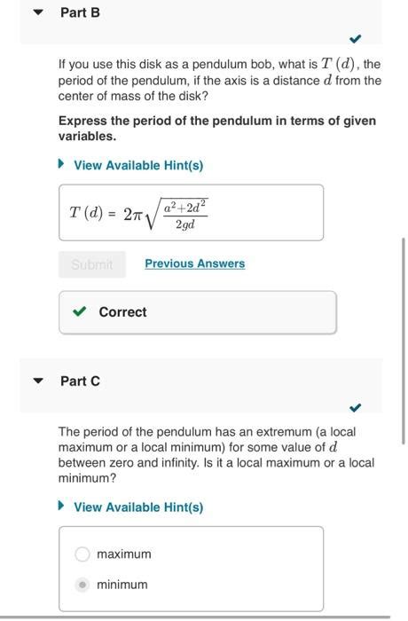 Solved A Solid Uniform Disk Of Mass M And Radius A May Be Chegg