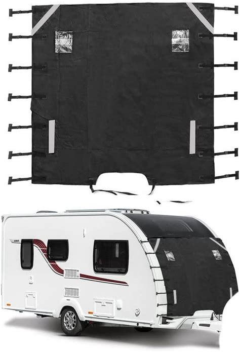 Tjfu Caravan Front Towing Cover Waterproof Universal Travel