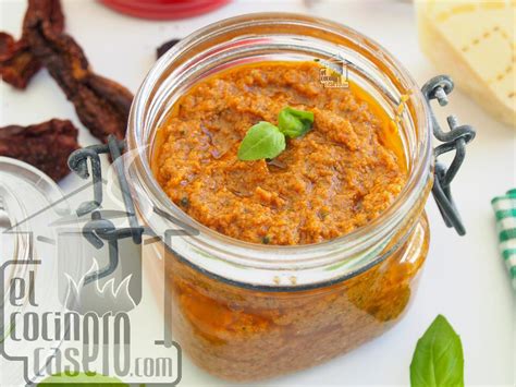 Pesto Rosso Siciliano El Cocinero Casero Salsas Y Vinagretas