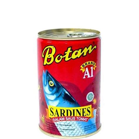 Jual Botan Sardines Kaleng Saus Tomat Gr Shopee Indonesia