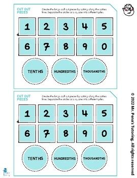 Decimal BINGO Activity (Math) by MrPenasTutoring Resources | TpT