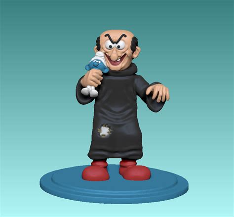 STL file gargamel catching a smurf from the smurfs 👾 ・3D print model to ...