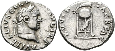 Numisbids H D Rauch E Auction Lot Vitellius N Chr D