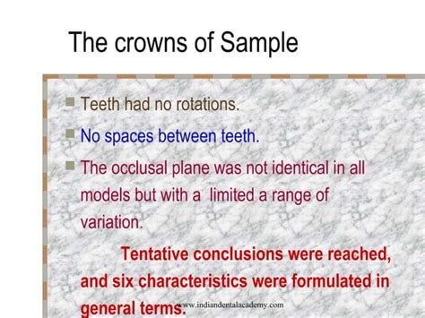 Andrews 6 Keys Of Normal Occlusion Certified Fixed Orthodontic Courses By Indian Dental Academy