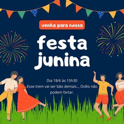 Convite Festa Junina Para Editar Modelo Criativo Para Imprimir