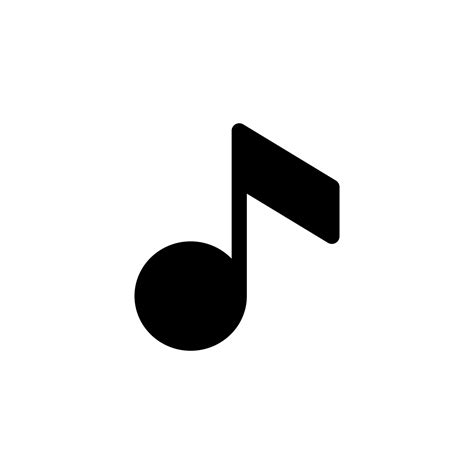 Music Note Icon Design Vector Symbol Music Note Sound Melody