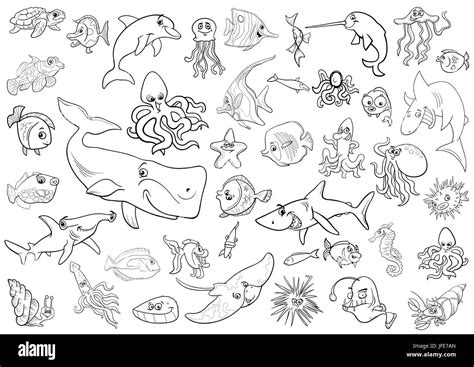 Sea Life Animals Coloring Pages Coloring Pages