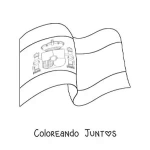 Dibujos De La Bandera De Espa A Para Colorear Gratis Coloreando