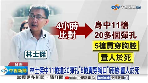 5槍貫穿胸口 林士傑中11槍逾20彈孔 南檢置人於死│中視新聞 20240710 Youtube