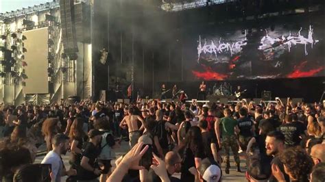 Heaven Shall Burn Circle Pit Athens Release Festival 2023 Youtube