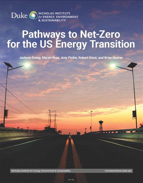 Pathways To Net Zero For The Us Energy Transition Etc