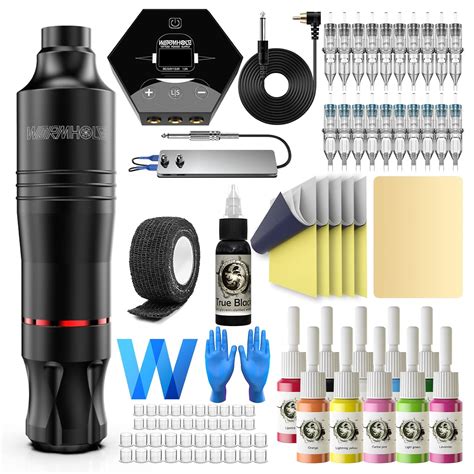 Amazon Tattoo Kit Wormhole Tattoo Pen Kit Complete Tattoo Kit