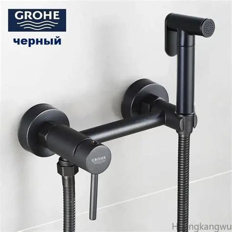 GROHE Смеситель однорычажный с гигиеническим душем купить на OZON по ...